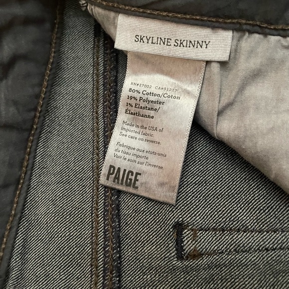 Paige Jeans Skyline Skinny Sz 25 - Picture 5 of 5